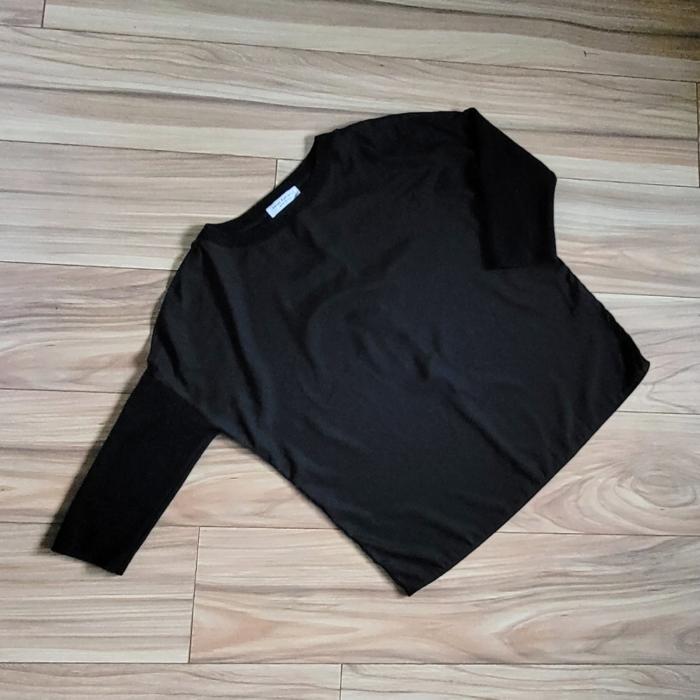 Amina Rubinacci Italy Silk & Cashmere Half Sleeve Blouse